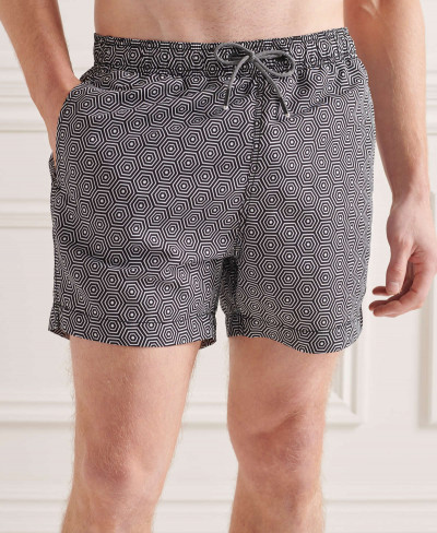 SD STUDIOS SWIM SHORT - Mono Hex Black